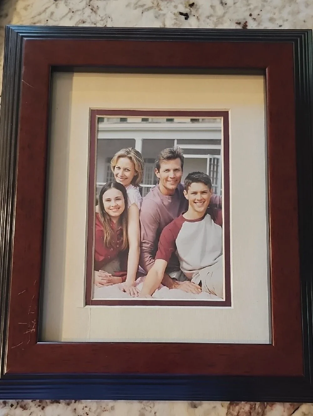 Source Unknown Brown and Black Double-Mat Picture Frame Set